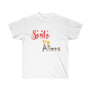 Santa vs Aliens Unisex Ultra Cotton Tee